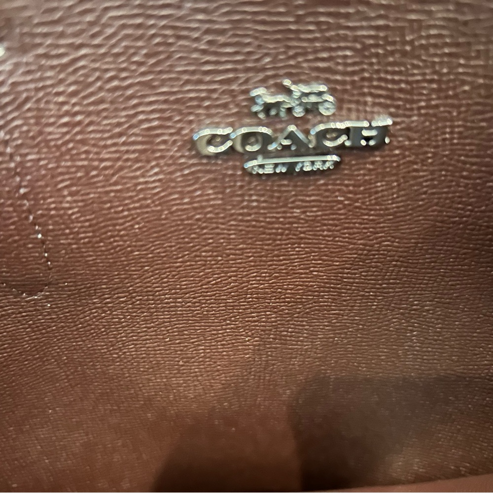 Coach Silver Leather Satchel - Picture 7 of 12